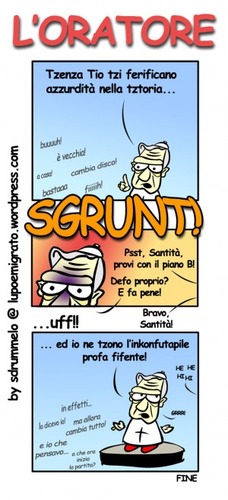 Cartoon: Scherzi da prete (medium) by sdrummelo tagged joseph,ratzinger,discorsi,scherzi,cazzate,chiesa,vaticano