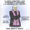 Cartoon: Esorcismi (small) by sdrummelo tagged benedetto,xvi,joseph,ratzinger,chiesa,cattolica,aids,esorcismo,padre,amorth