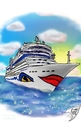 Cartoon: AIDAmar (small) by swenson tagged ship,club,schiff,aida,aidacrusis,mar,blu,sol,holliday,urlaub