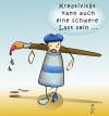 Cartoon: Artists Burden (small) by Fubuki tagged art,kunst,pinsel,brush,artist,künstler,last,leid,suffer,paint,farbe