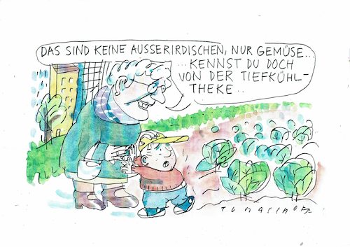 Cartoon: Angst (medium) by Jan Tomaschoff tagged natur,lebensmittel,bio,natur,lebensmittel,bio