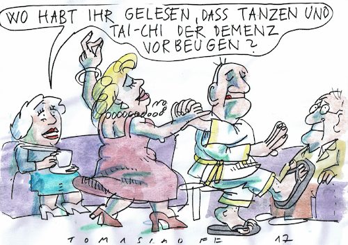 Cartoon: Anti aging (medium) by Jan Tomaschoff tagged alter,jugend,fitness,alter,jugend,fitness