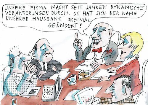 Cartoon: Bank (medium) by Jan Tomaschoff tagged wirtschaft,finanzen,firmen,wirtschaft,finanzen,firmen