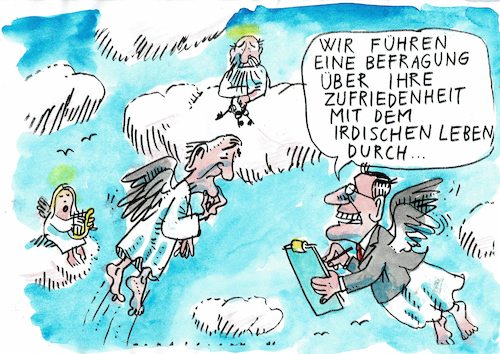 Cartoon: Befragung (medium) by Jan Tomaschoff tagged pr,werbung,befragung,pr,werbung,befragung