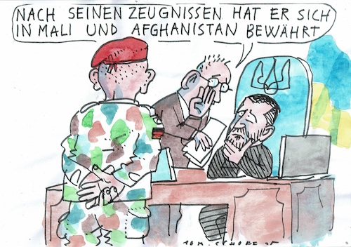 Cartoon: bewährt (medium) by Jan Tomaschoff tagged ukraine,selenskyj,krueg,eu,deutschland,bundeswehr,ukraine,selenskyj,krueg,eu,deutschland,bundeswehr