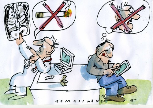 Cartoon: Bewertung (medium) by Jan Tomaschoff tagged ärzte,gesundheit,ärzte,gesundheit