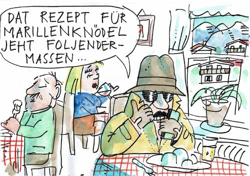 Cartoon: BND in Österreich (medium) by Jan Tomaschoff tagged bnd,österreich,spionage,bnd,österreich,spionage