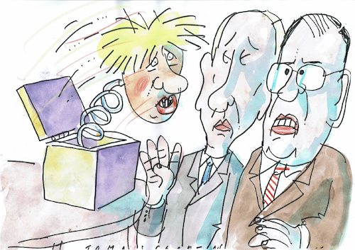 Cartoon: Boris (medium) by Jan Tomaschoff tagged russland,uk,konflikt,giftgas,russland,uk,konflikt,giftgas