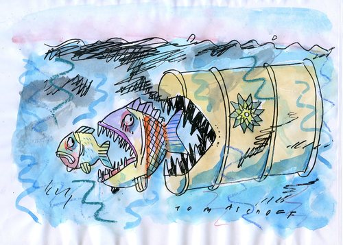Cartoon: BP (medium) by Jan Tomaschoff tagged ölpest,öl,natur,umwelt,bp,ölpest,öl,natur,umwelt,bp