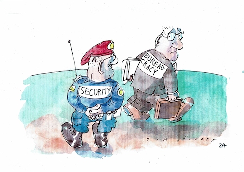 Cartoon: Bürokratie (medium) by Jan Tomaschoff tagged bürokratie,steuern,verwaltung,bürokratie,steuern,verwaltung
