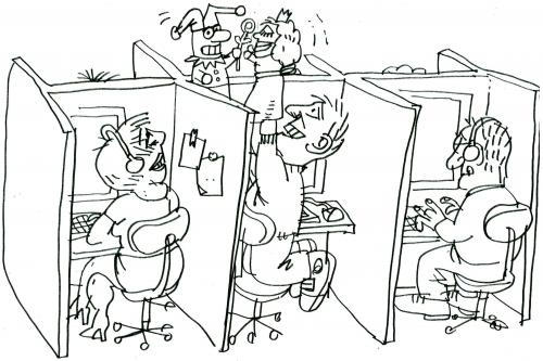 Cartoon: Business As Usual (medium) by Jan Tomaschoff tagged business,profession,bureau