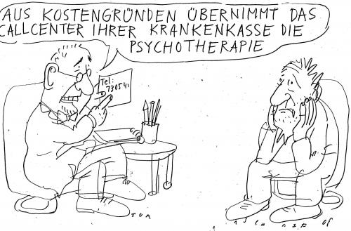 Cartoon: Call Center (medium) by Jan Tomaschoff tagged gesundheitssystem,gesundheitsreform,kostendämpfung,callcenter,gesundheitssystem,gesundheitsreform,kostendämpfung