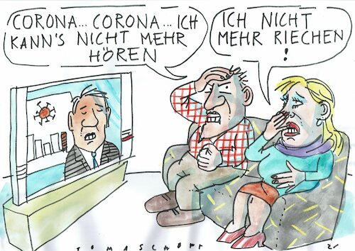 Cartoon: Corona (medium) by Jan Tomaschoff tagged covid,19,pandemie,geruch,covid,19,pandemie,geruch