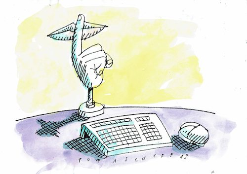 Cartoon: Datenschutz (medium) by Jan Tomaschoff tagged internet,datenklau,internet,datenklau