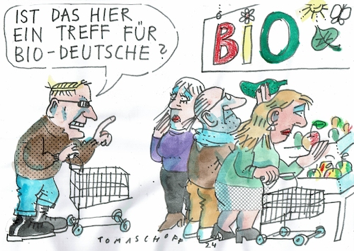 Cartoon: Deutsch (medium) by Jan Tomaschoff tagged rechtsradikale,völkisch,biodeutsch,rechtsradikale,völkisch,biodeutsch