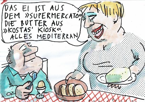 Cartoon: Diät (medium) by Jan Tomaschoff tagged diät,gesundheit,ernährung,diät,gesundheit,ernährung