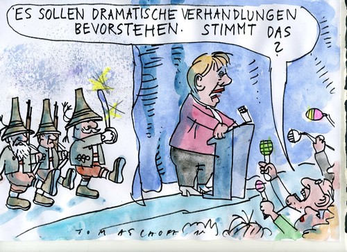 Cartoon: Die Bayern kommen (medium) by Jan Tomaschoff tagged flüchtlinge,asyl,bayern,flüchtlinge,asyl,bayern