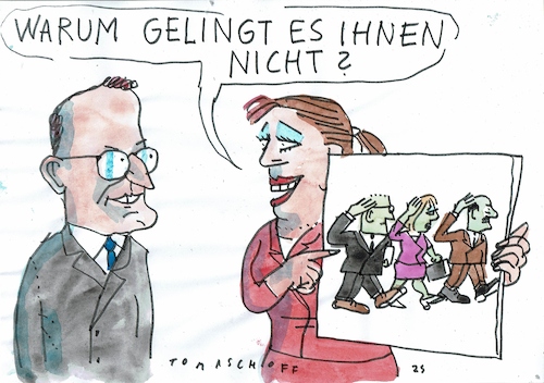 Cartoon: Disziplin (medium) by Jan Tomaschoff tagged spahn,cdu,fraktionszwang,gewissen,abgeordnete,spahn,cdu,fraktionszwang,gewissen,abgeordnete