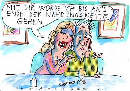 Cartoon: Ei ei... (medium) by Jan Tomaschoff tagged eier,dioxin,ei,eier,dioxin