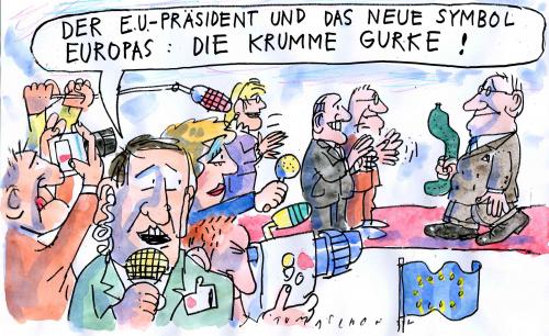 Cartoon: EU-Norm (medium) by Jan Tomaschoff tagged eu,europäische,union,norm