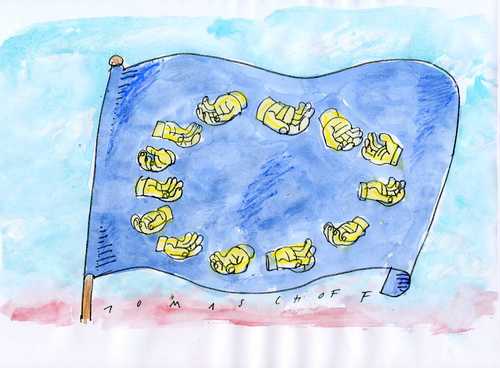 Cartoon: Europa (medium) by Jan Tomaschoff tagged eu,europa