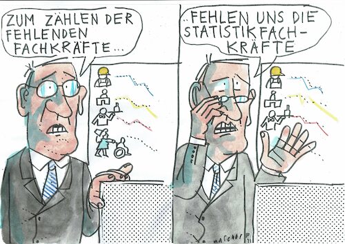 Cartoon: Fachkräfte (medium) by Jan Tomaschoff tagged fachkräftemangel,fachkräftemangel