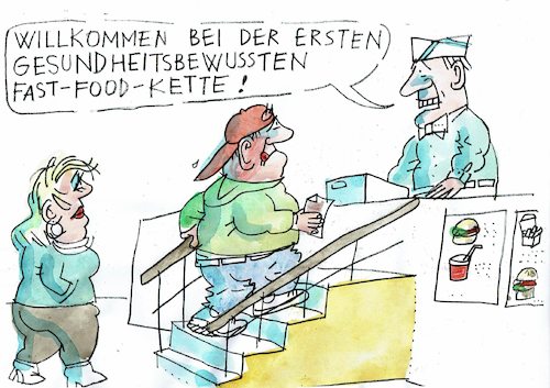 Cartoon: fast food (medium) by Jan Tomaschoff tagged ernhrung,gesundheit,ernhrung,gesundheit