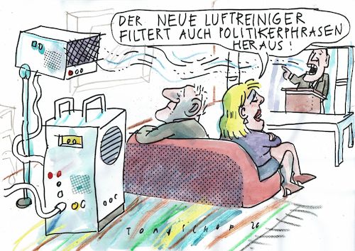 Cartoon: Filter (medium) by Jan Tomaschoff tagged corona,filter,politiker,corona,filter,politiker