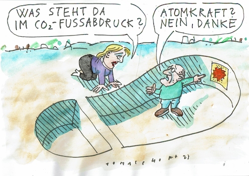 Fußabdruck Fußabdruck