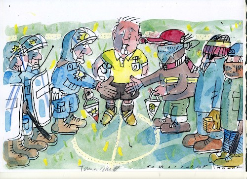 Cartoon: Fussball2 (medium) by Jan Tomaschoff tagged fussball,fussball