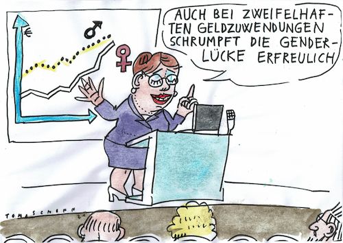 Cartoon: Geld (medium) by Jan Tomaschoff tagged geld,korruption,gender,geld,korruption,gender