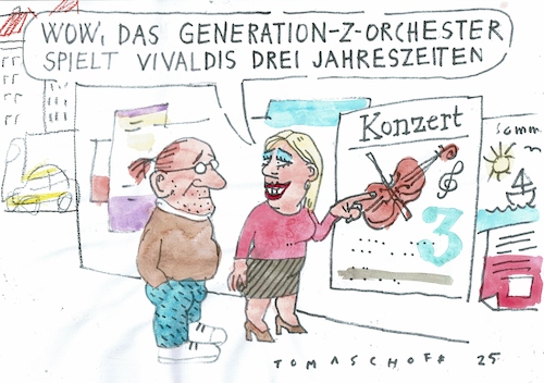 Cartoon: Generation Z (medium) by Jan Tomaschoff tagged arbeit,leistung,freizeit,generation,arbeit,leistung,freizeit,generation