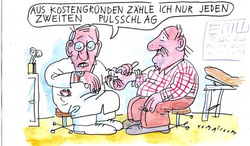 Cartoon: Gesundheitsreformen (medium) by Jan Tomaschoff tagged gesundheitsreform,gesunheitsfond,regelverordnung,ulla,schmidt