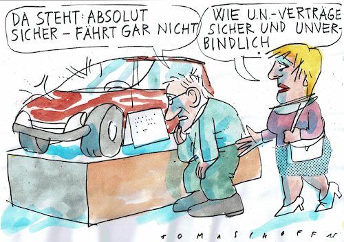 Cartoon: Harmlos (medium) by Jan Tomaschoff tagged un,verträge,absichteserklärungen,un,verträge,absichteserklärungen