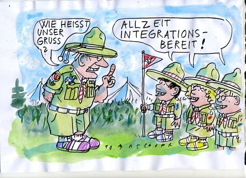 Cartoon: integrationsbereit (medium) by Jan Tomaschoff tagged integration,integration