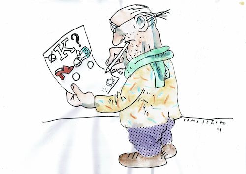 Cartoon: K (medium) by Jan Tomaschoff tagged baerbock,habeck,grüne,baerbock,habeck,grüne