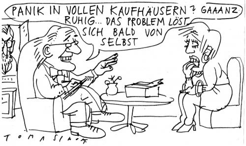 Cartoon: Karstadt (medium) by Jan Tomaschoff tagged karstadt,arcandor,insolvenz,arbeitslosigkeit,kündigungen,kaufhof,metro,fusion,middelhoff,quelle,schickedanz,sal,oppenheim,pleite,staatsbürgschaft