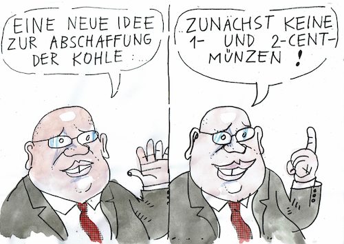 Cartoon: Kohle (medium) by Jan Tomaschoff tagged kohleausstiueg,geld,kleingeld,kohleausstiueg,geld,kleingeld