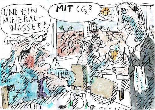 Cartoon: Kohlendioxid (medium) by Jan Tomaschoff tagged klima,kohledioxid,klima,kohledioxid