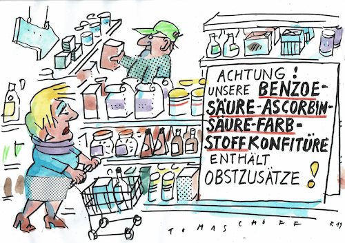 Cartoon: Konfitüre (medium) by Jan Tomaschoff tagged ernährung,natur,gesundheit,ernährung,natur,gesundheit