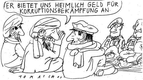 Cartoon: Korruption (medium) by Jan Tomaschoff tagged korruption