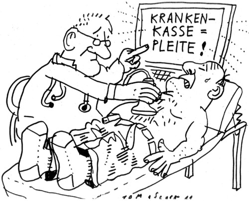 Krankenkasse Pleite