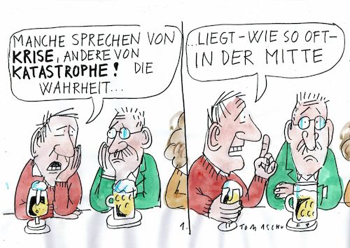 Cartoon: Krise (medium) by Jan Tomaschoff tagged krise,politik,krise,politik