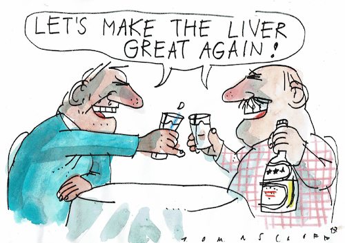 Cartoon: Leber (medium) by Jan Tomaschoff tagged alkohol,leber,alkohol,leber