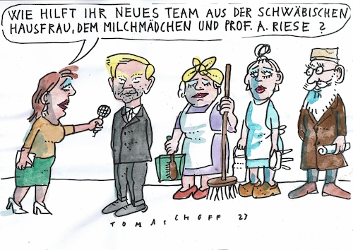 Cartoon: Lindnerteam (medium) by Jan Tomaschoff tagged haushalt,lindner,defizit,srtaatsschulden,haushalt,lindner,defizit,srtaatsschulden