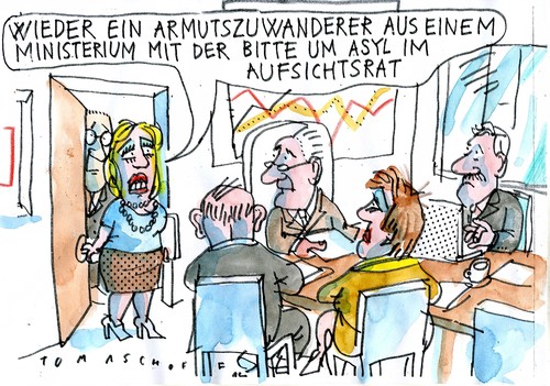 Cartoon: Lobby (medium) by Jan Tomaschoff tagged interessenkonflikte,lobby,interessenkonflikte,lobby