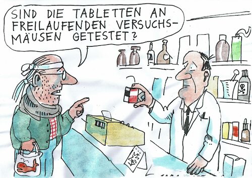 Cartoon: Mäuse (medium) by Jan Tomaschoff tagged bio,versuchstiere,wissenschaft,bio,versuchstiere,wissenschaft