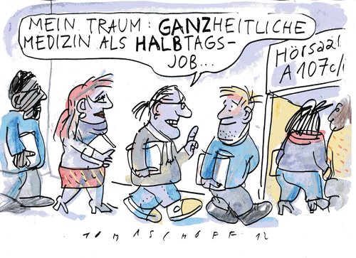 Cartoon: Medizin (medium) by Jan Tomaschoff tagged ganzheitlich,medizin,ganzheitlich,medizin