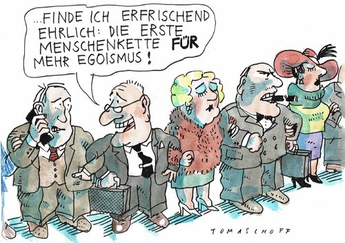 Menschenkette Menschenkette
