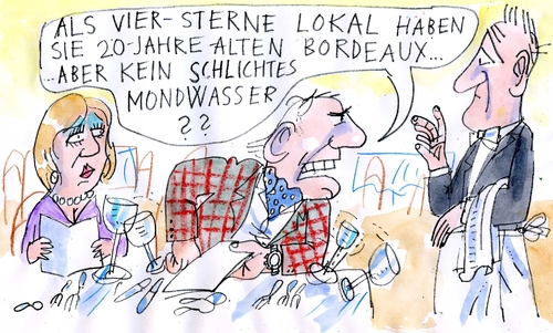 Cartoon: Mondwasser (medium) by Jan Tomaschoff tagged mondwasser